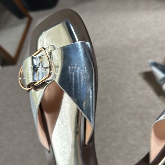 J.Crew Callie sandals in metallic leather - Picture 3 of 4